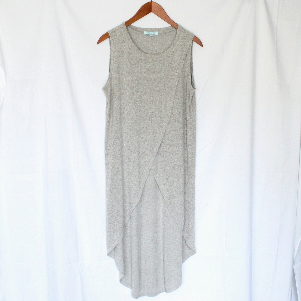 She + Sky | Gray Hi-Low Tunic